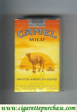 Camel with sun Smooth American Blend Mild cigarettes soft box